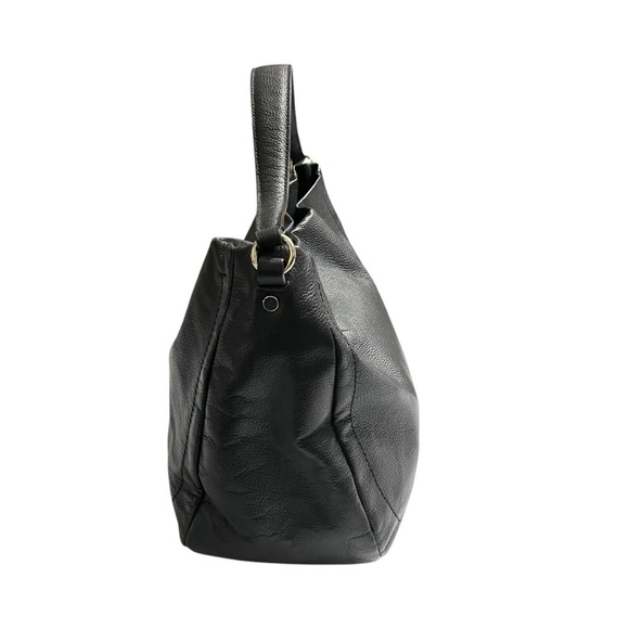 Banana Republic Black Leather Slouchy Shoulder Bag - Picture 5 of 13